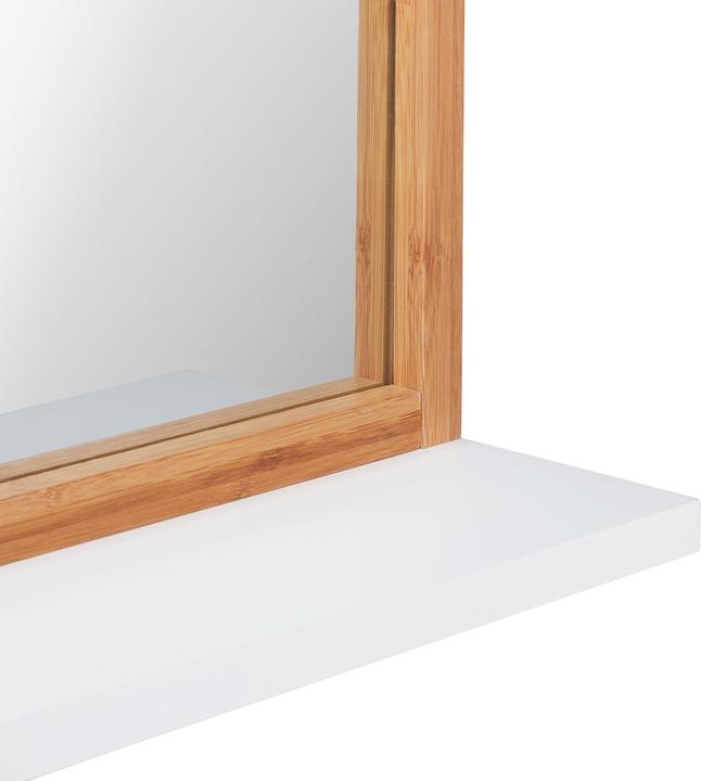 Actual product image Relaxdays Wall-Mounted Mirror with Shelf (38 x 12 x 54.5 cm)