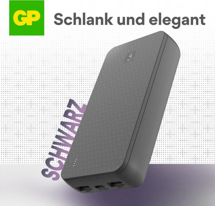 Image du produit GP Batteries GP PowerBank série B+ 20000 mAh noir (20000 mAh)