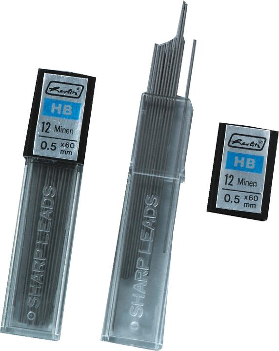 Actual product image Herlitz Mechanical pencil leads (Refill, Black, 0.00 mm)
