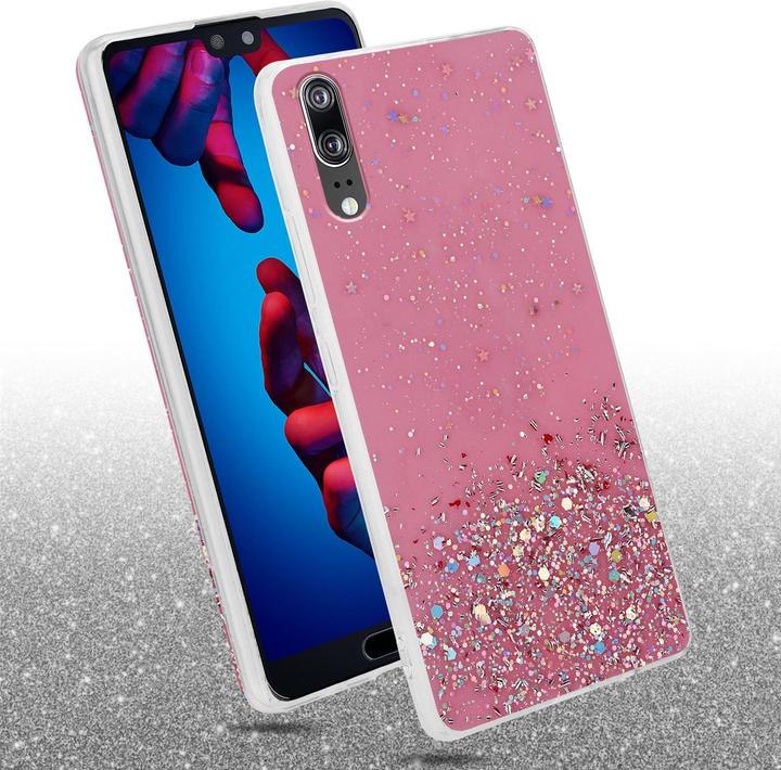 Actual product image Cadorabo TPU cover sparkling glitter (Cubot P20)