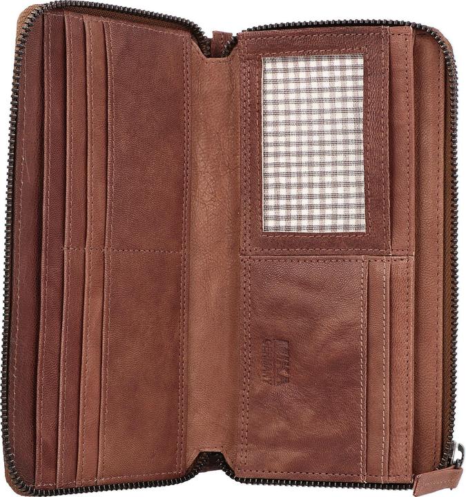 Actual product image Mika Ladies' wallet grey-brown/taupe