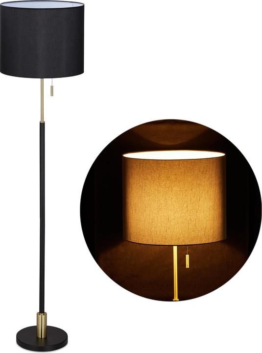 Image du produit Relaxdays Lampe sur pied (E27)