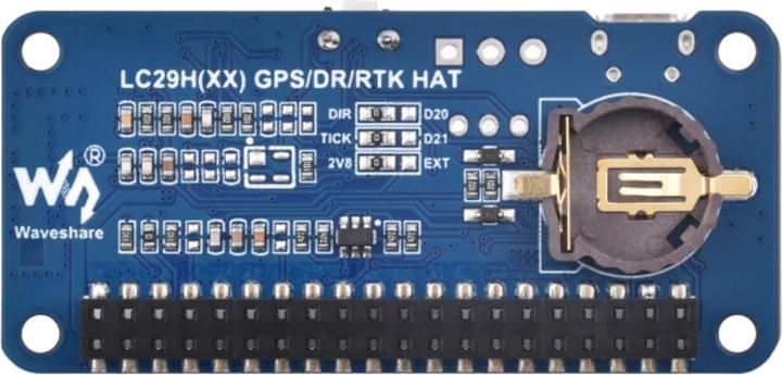 Actual product image WaveShare GPS-RTK Rover LC29H(DA) Dual-band L1+L2 for Raspberry Pi