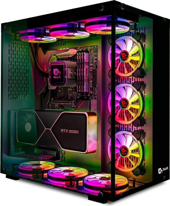 Actual product image Talius Cronos ATX Gaming Box, Black (ATX, mATX)
