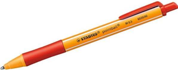 Immagine prodotto STABILO biro retrattili pointball (Rosso, 1 x)