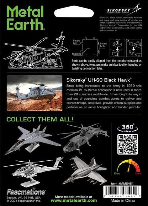 Produktbild Metal Earth Sikorsky UH-60 Black Hawk Helicopter