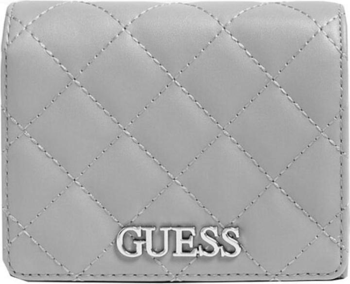 Actual product image Guess Illy, Textile Wallet, Small Trifold, VG797043, Grey, For Women