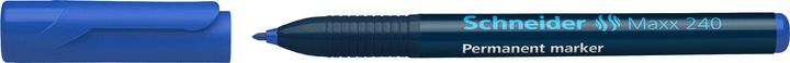 Produktbild Schneider Permanentmarker Maxx 240 Strichstärke: 1-2 mm Schreibfarbe: blau (Blau, 2 mm, 10 x)