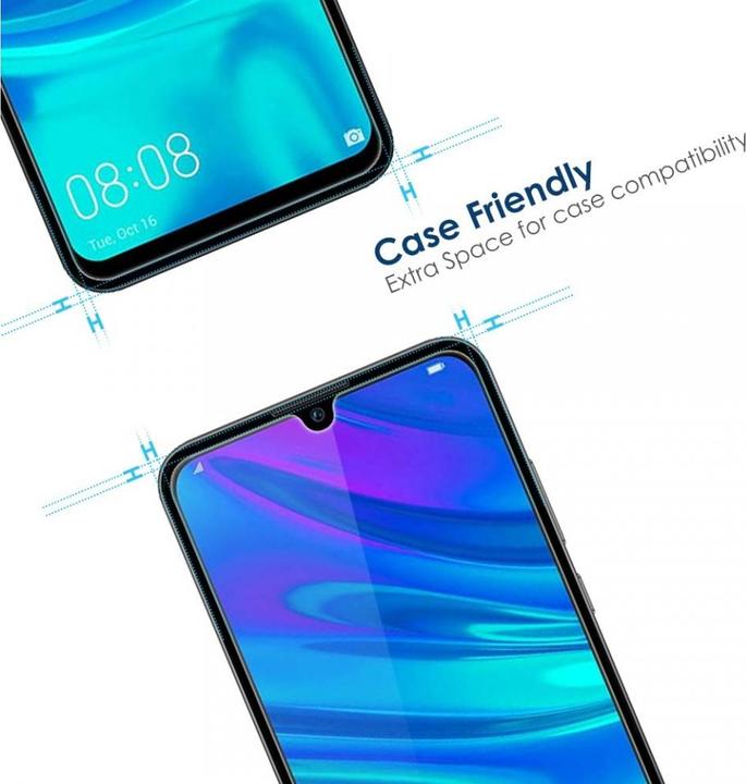 Actual product image Screenguard Huawei P Smart+ 2019 bulletproof glass protective film Case Friendly Design (1 Piece, Huawei P Smart+ (2019))