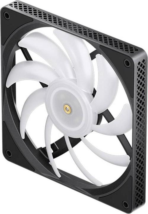 Actual product image Jonsbo HF1415 Slim PWM fan, ARGB, 140mm - black (140 mm)