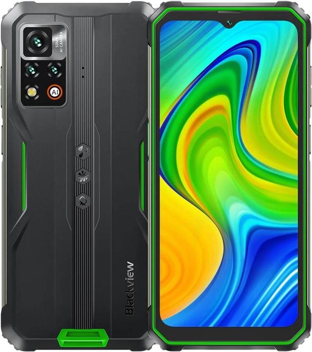 Produktbild Blackview BV9200 (256 GB, Green, Black, 6.60", Dual SIM, 50 Mpx, 4G)