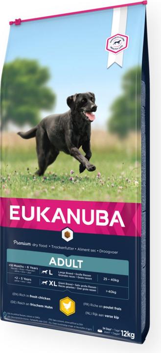 Produktbild Eukanuba Aktive Adult Large Breed Huhn (Adult, 1 Stk., 12000 g)