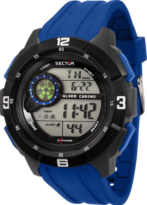 Sector Herrenuhr Ex-04 (Digitaluhr, 49 mm)