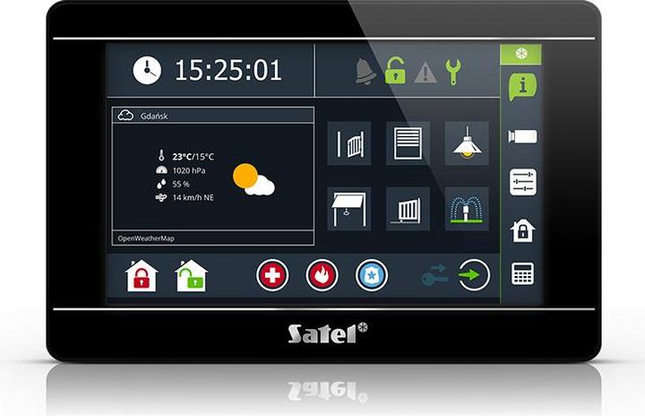 Productafbeelding Satel Toetsenbord Touchscreen Integra/Int-Tsi-B