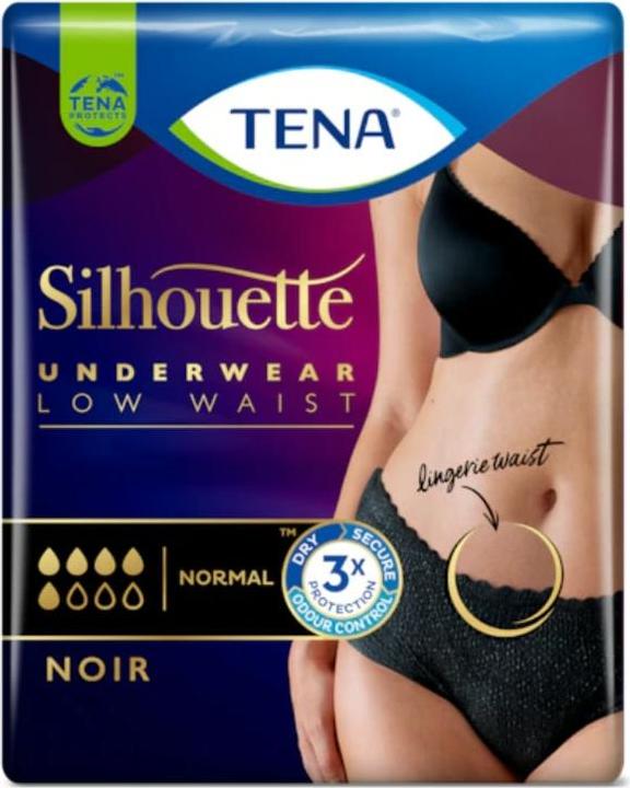 Immagine prodotto Tena Silhouette normale M nero (10 x, Normale)