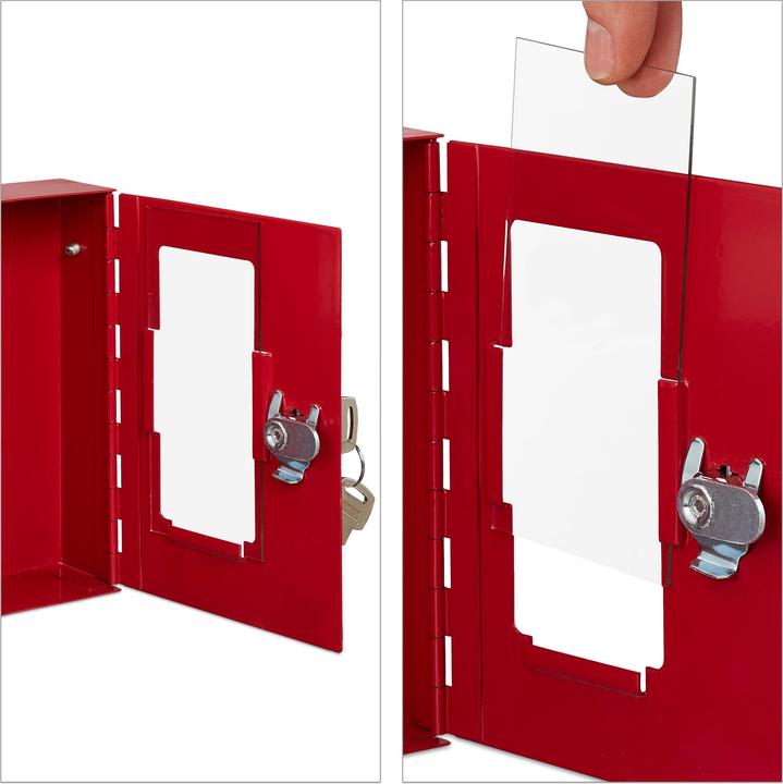 Actual product image Relaxdays Emergency key box