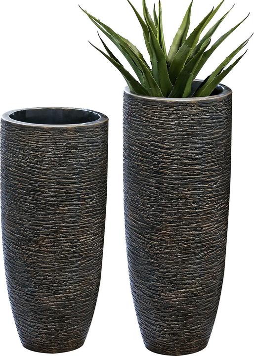 Actual product image Casablanca by Gilde Vase Giant Bronze H (1 x, 34 x 34 x 76 cm)