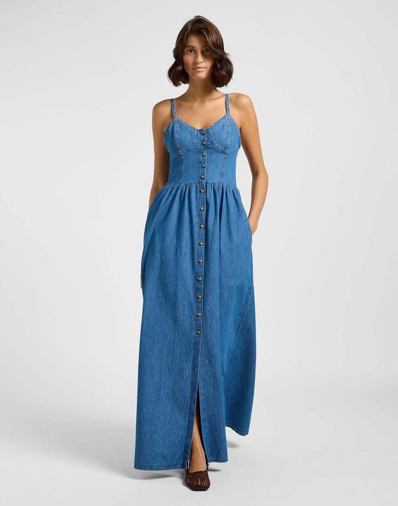 Lee Jeanskleid Corset Maxi Dress