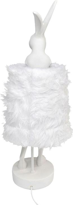 Immagine prodotto Kare Design Lampada da tavolo Animal Rabbit Fur Bianco/Argento 68 cm (E14)