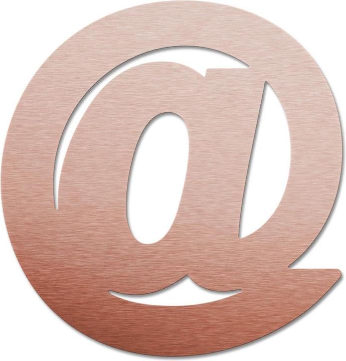 Actual product image Trenddeko Copper effect - At sign (29 x 30 cm)
