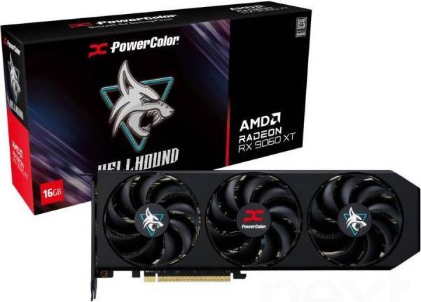 Actual product image Powercolor Hellhound Radeon RX 9060 XT (16 GB)