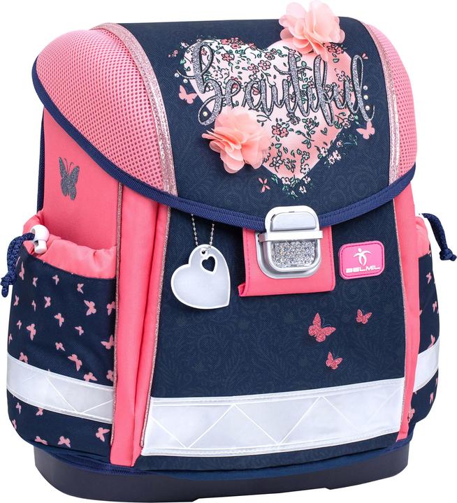 Image du produit Belmil CLASSY Sac à dos scolaire Set de 4 pièces Beautiful Flowers (19 l)