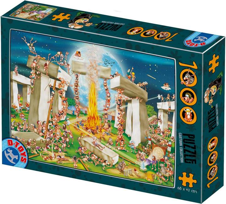 Produktbild D-Toys Puzzle 1000 pieces - Cartoon - Stonehenge (1000 Teile)