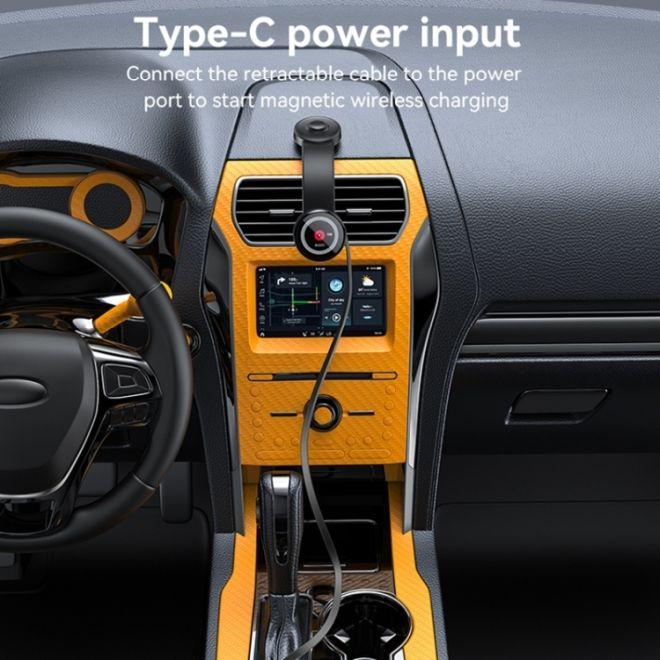 Actual product image Yesido C314 Car mount with wireless charging