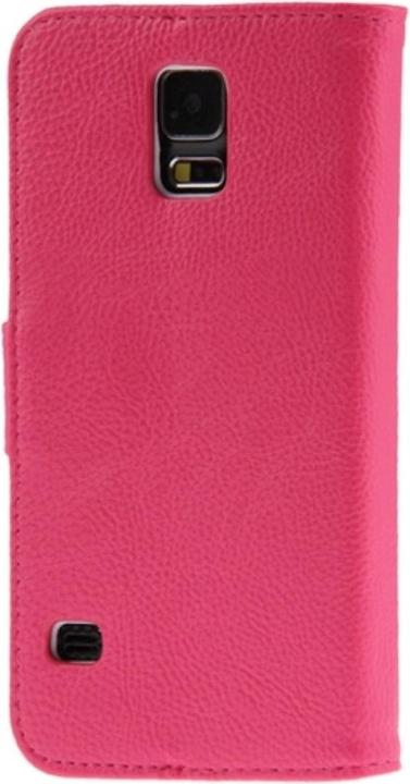 Actual product image König Design Protective cover Case (Flip landscape) for mobile Samsung Galaxy S5 / S5 Neo Pink (Samsung Galaxy S5, Samsung Galaxy S5 Neo)