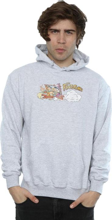 Produktbild The Flintstones Family Car Distressed Kapuzenpullover (L)