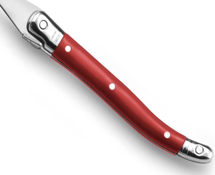 Actual product image Lou laguiole Cutlery set 24 pieces red 2511 Tradition (24 Piece, Cutlery set)