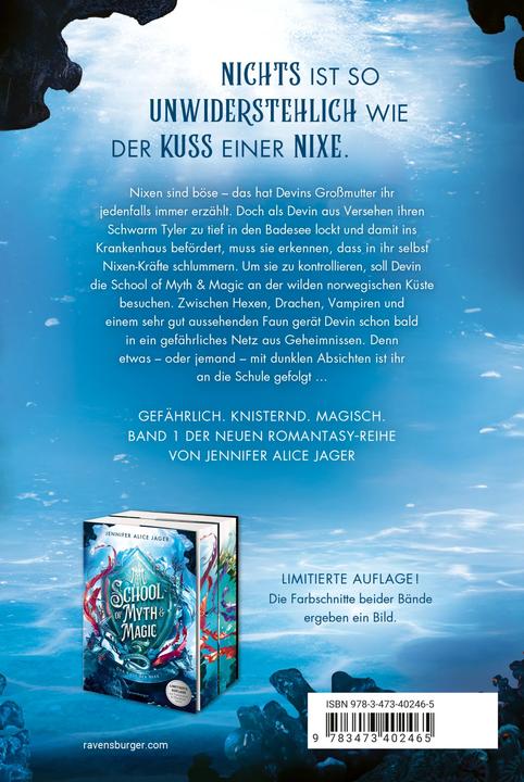 Immagine prodotto Ravensburger School of Myth & Magic, Band 1: Der Kuss der Nixe (Tedesco, Jennifer Alice Jager, 2024)