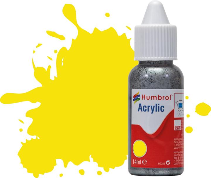 Actual product image Humbrol No 99 Lemon - Matt