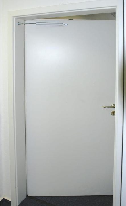Productafbeelding Mannesmann Pneumatische deurdranger, wit (Kamerdeur, Houten deur, Interieur)