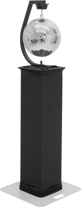 Produktbild Eurolite Set Spiegelkugel 30cm mit Stage Stand variabel + Cover schwarz (30 cm)