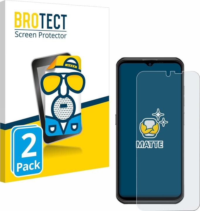 Productafbeelding BROTECT Antireflecterende schermbeschermer mat (2 Stuk, Ulefone Armor 17 Pro)