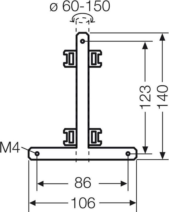 Actual product image Hensel Mast mounting