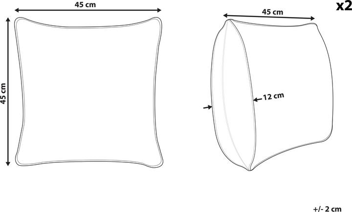 Actual product image Beliani Exacum (45 x 45 cm)