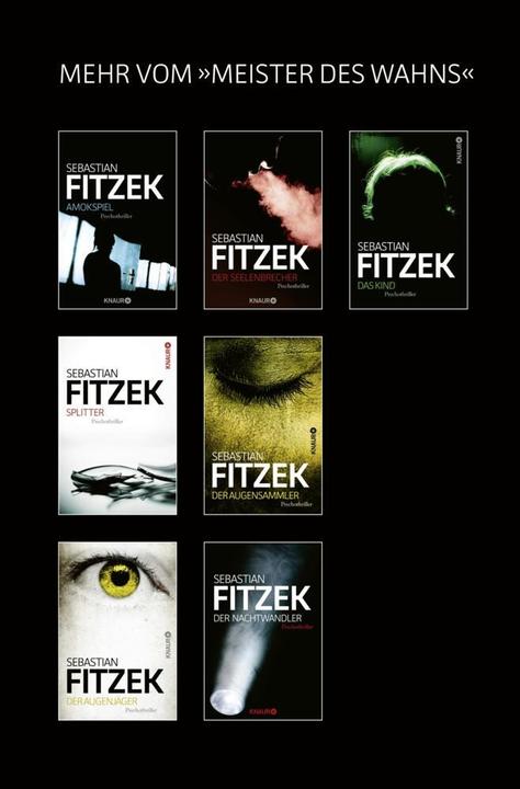 Actual product image Die Therapie (German, Sebastian Fitzek, 2006)