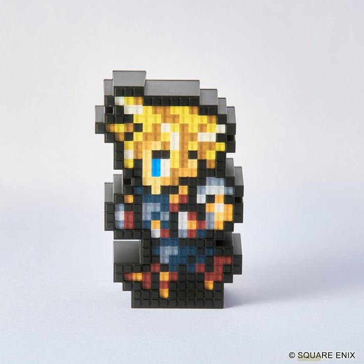 Actual product image Square Enix Finale Fantasy Record Keeper Pixelight LED lamp Cloud Strife 10 cm
