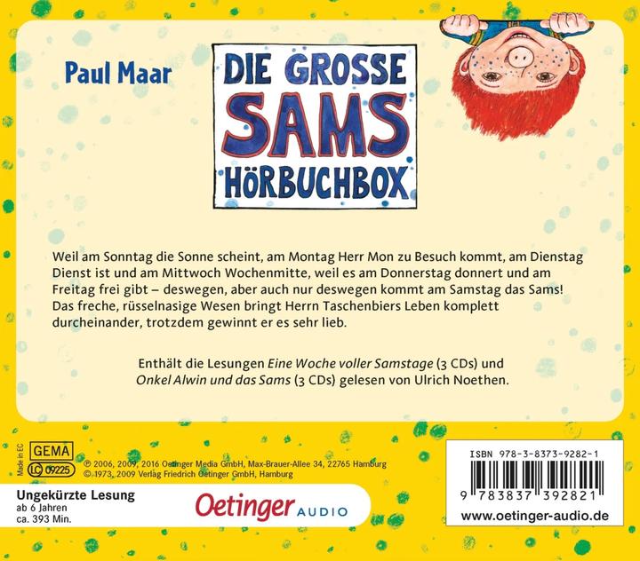 Produktbild Die grosse Sams-Hörbuchbox (Paul Maar, Deutsch)