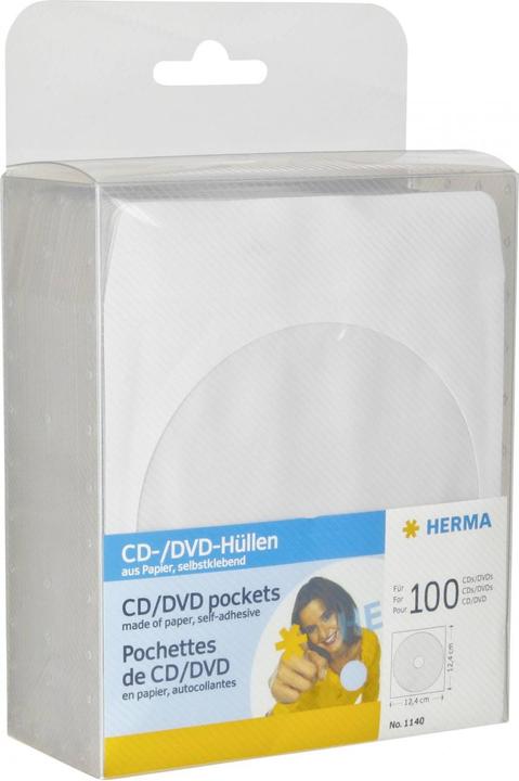 Actual product image Herma CD/DVD sleeves