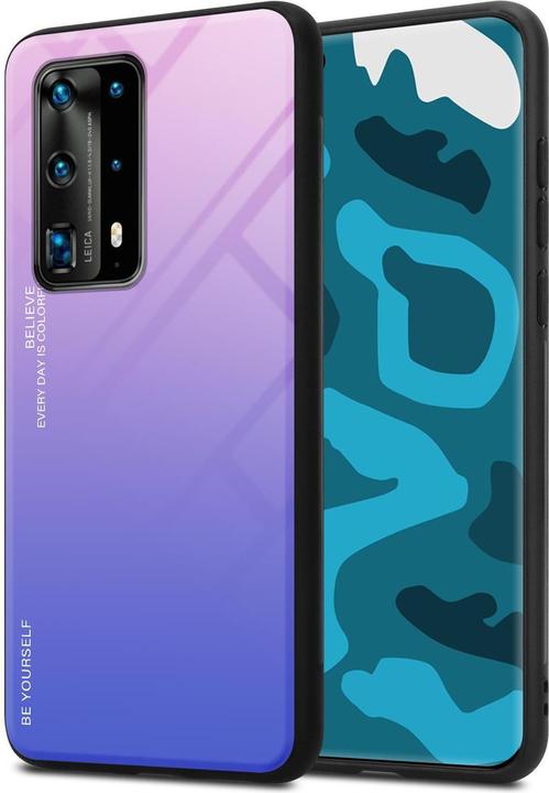 Productafbeelding Cadorabo TPU 2 kleuren glasdekking (Huawei P40 Pro+)