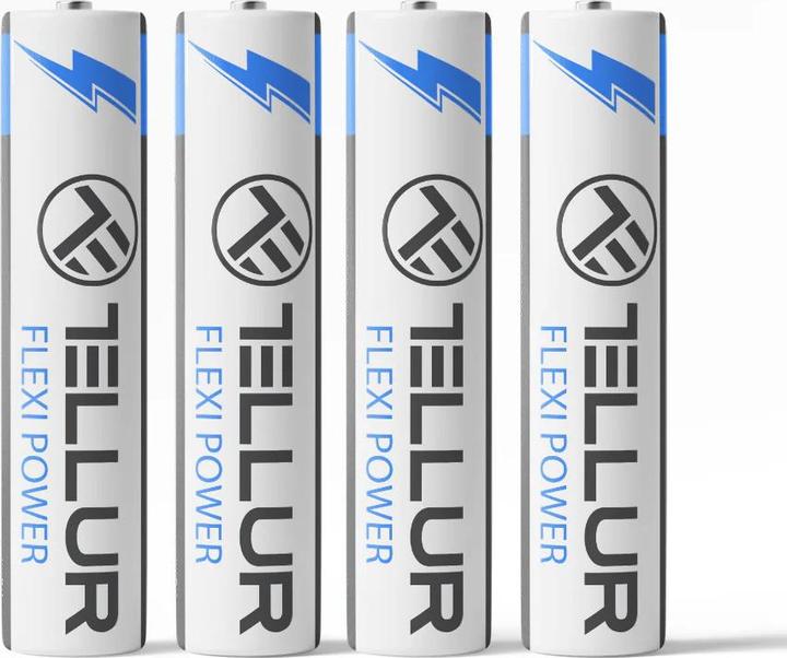 Actual product image Tellur Flexi Power battery, Super Alkaline, AAA LR03, 1.5V, 4 pcs/set (4 pcs., AAA)
