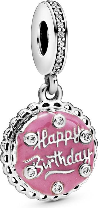 Pandora Birthday Cake Charm (Sterling-Silber, Emaille)