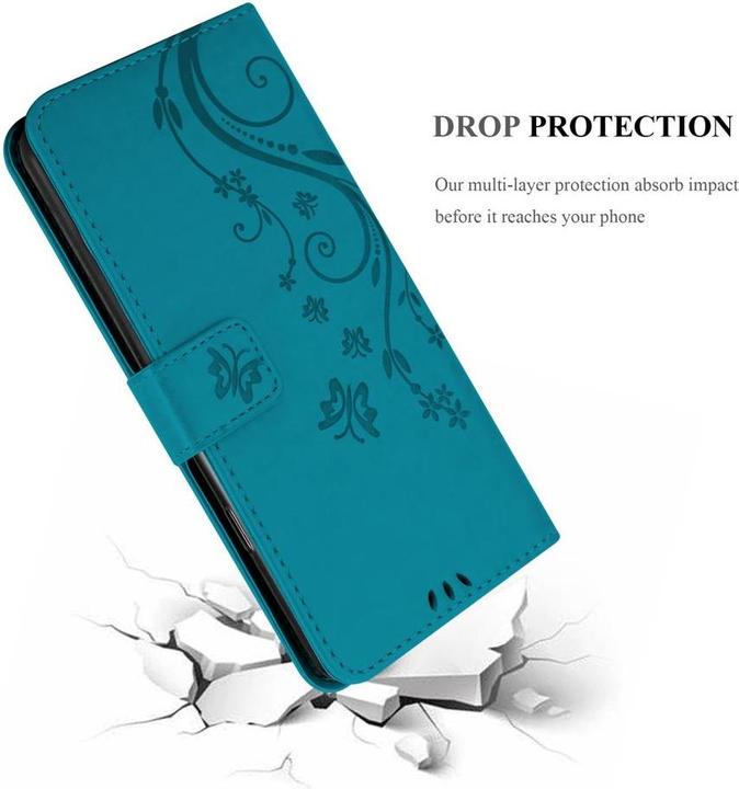 Actual product image Cadorabo Flower Book cover (Apple iPhone 12 Pro Max)