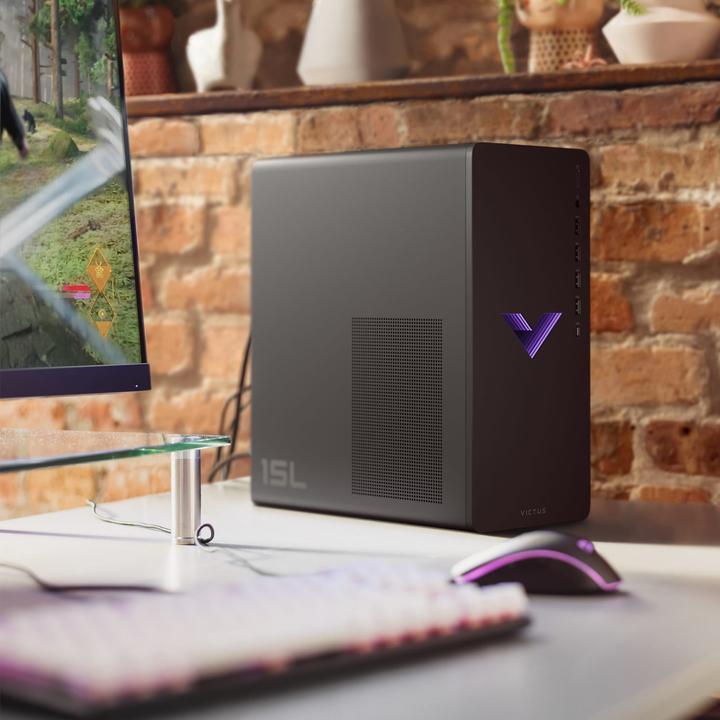 Image du produit HP 0108ns PC (AMD Ryzen 5 5600G, 16.38 Go, 512 Go, Radeon RX 6400)