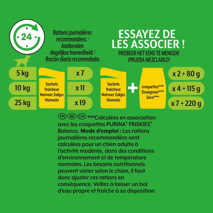 Label énergétique Friskies En sauce (Adulte, 12 pcs, 1160 g)