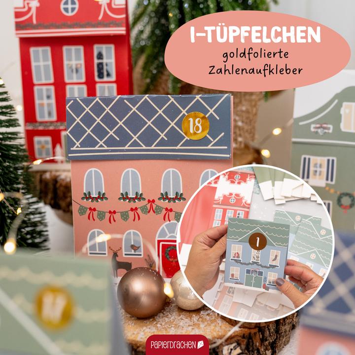 Produktbild Papierdrachen Weihnachtsstadt