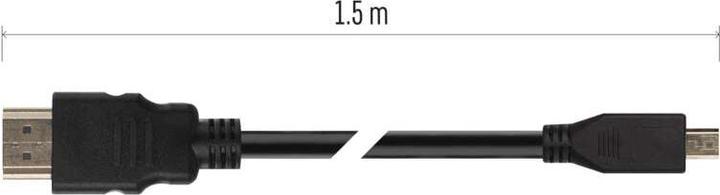Produktbild Emos High Speed HDMI Kabel 2.0 A Stecker – D Stecker 1,5m (1.50 m, HDMI)